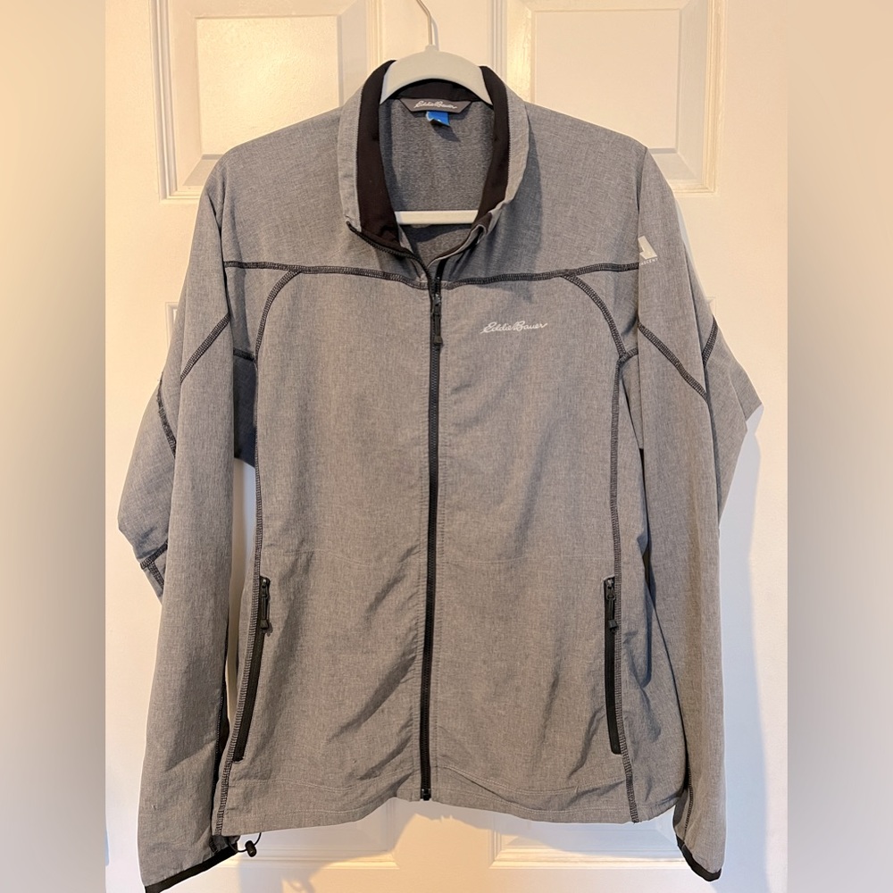 Eddie Bauer, First Ascent, gray jacket, size XL.